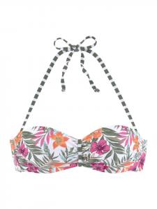 Верх бикини Venice Beach, цвет weiß bedruckt