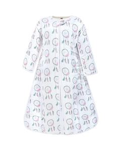 Спальный мешок из муслина с длинными рукавами, носимое одеяло, спальный мешок Hudson Baby, Dream catcher, 6-12 months