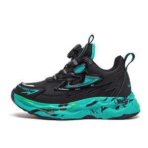 Непромокаемые легкие низкие детские баскетбольные кроссовки Kids' HOBIBEAR, черный