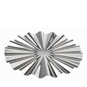 Зарядная тарелка Sambonet Kyma, серебряный