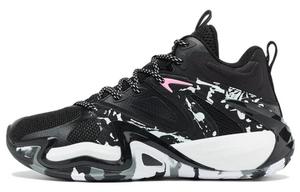 XTEP Скользоустойчивые износостойкие дышащие баскетбольные кроссовки мид-топ мужские черные новые белые