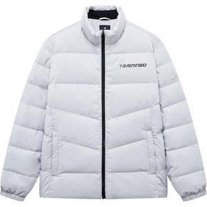 XTEP Разнообразная тренировочная коллекция пуховик мужской небесно-серый, Sky Edge Gray