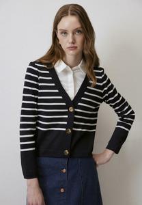 Кардиган Touché Privé STRIPED, Navy Blue/Dark Blue
