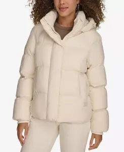Женская стеганая куртка с капюшоном Puffer Levi's, белый