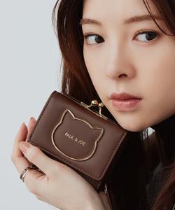 Мини-кошелек с застежкой PJA-W1272 "Большая кошка", металлический