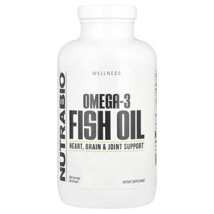 NutraBio, Рыбий жир с омега-3, 2000 мг, 400 капсул (1000 мг в каждой капсуле)