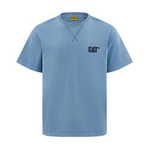 Футболка мужская Crew Neck Moderate Others CAT, светло-синий