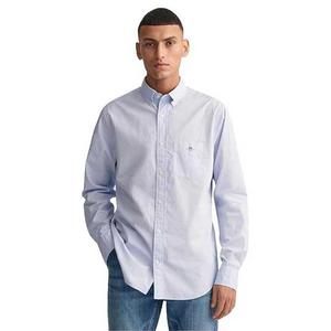 Рубашка с коротким рукавом Gant Reg Poplin, синий