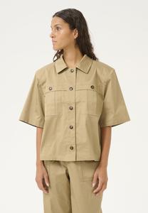 Блузка на пуговицах Karen by Simonsen, песочный