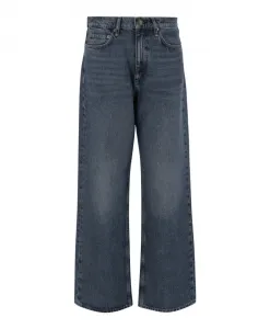 Классические хлопковые джинсы с эффектом потертости. Rag & Bone, синий