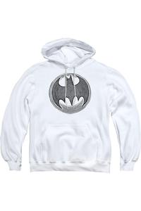 Batman Knight Knockout Adult Pull Over Hoodie / Толстовка с капюшоном Gildan, белый