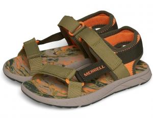 Сандалии Merrell Kids Kahuna Web 2.0, цвет Olive/Orange