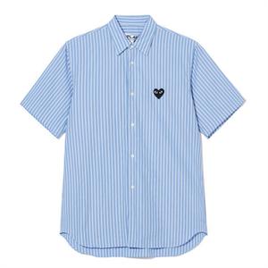 CDG Play Мужская рубашка светло-голубого цвета