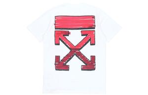 Футболка Slim Fit Marker Arrow Футболка Off-White, белый