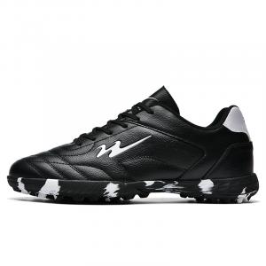 Непромокаемые легкие футбольные бутсы унисекс черные DOUBLE STAR 88, искусственный газон черный