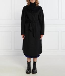 Пальто женское Armani Exchange длинное шерстяное, черный