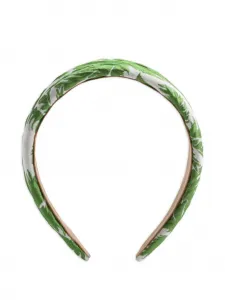 Ободок с принтом La Doublej, зеленый