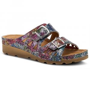 Сандалии на анатомической стельке Delphis Flexus, navy multi synthetic