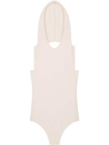 Боди Illusion с капюшоном Courrèges, нейтральный цвет