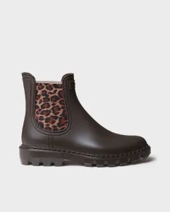 Женские резиновые сапожки с эластичными вставками Toni Pons, коричневый