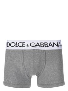 Dolce & Gabbana боксеры с логотипом, серый