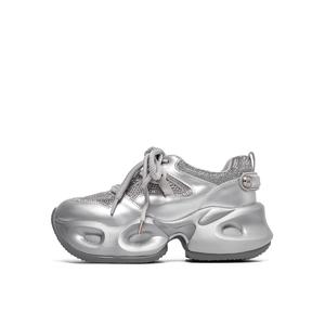 Высокие массивные кеды на платформе для женщин Lee Cooper, серебро