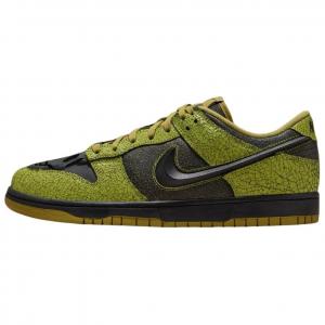 Dunk Low Retro Qs Halloween Skull Nike, зелёный чёрный