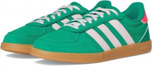 Кроссовки Adidas Kids Breaknet Sleek Shoes, Court Green/Clear Pink/Lucid Pink