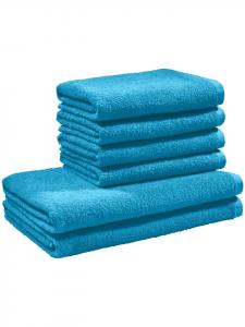 Redbest  Махровая ткань, легкий махровый комплект, 6 предметов Oceanside, бирюзовый цвет