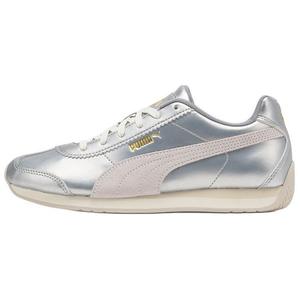 Кроссовки унисекс с низким верхом, серебряный, металлик Puma, цвет Metallic Paint - Silver: Ivory