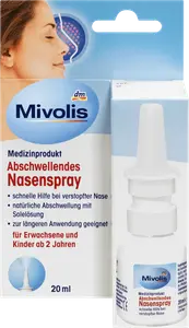 Противозастойный назальный спрей 20мл Mivolis