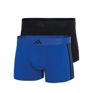 ADIDAS Мягкие впитывающие трусы-боксеры для мужчин - 2 пары, Trunk Active Flex Cotton-3 Stripes