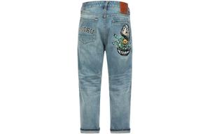 Джинсы мужские деним синие Evisu, синий