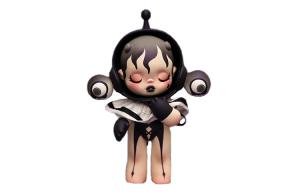 POP MART Skullpanda Little Monster Red Eye 521 Valentine's Day Limited Edition слепая коробка товар одиночная слепая коробка