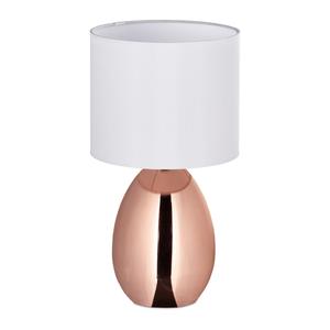 Настольная лампа Relaxdays белый, 18/18/33,5 см