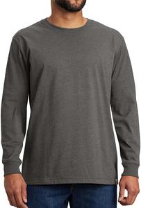 Мужская легкая футболка Carhartt 106921 свободного кроя с длинным рукавом, Carbon Heather