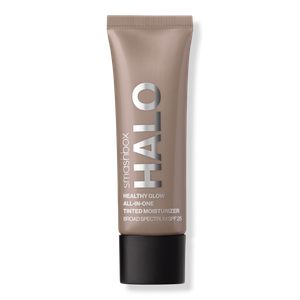 Увлажняющий тонирующий крем Mini Halo Healthy Glow с широким спектром защиты SPF 25 Smashbox, Dark Neutral (dark with a neutral undertone)