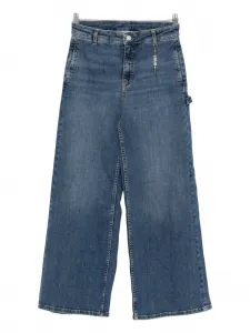 Джинсы с подвеской-логотипом Liu Jo, синий