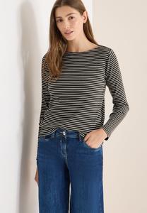 Топ Cecil GESTREIFTES, Grün/White
