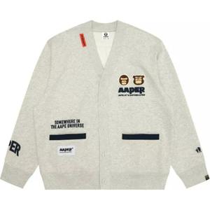 Aape Трикотажный свитер светло-серый