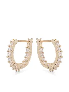 Серьги-кольца Matrix Vittore Swarovski, золотой