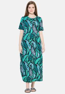 Платье Ulla Popken DSCHUNGEL RUNDHALS HALBARM, Black