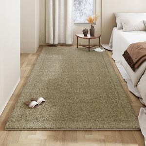 AOVOC Ковер 200х340 см из искусственной овчины для спальни/гостиной, Zhen-Edge, толстая версия, в стиле ваби-саби