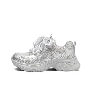 Легкие кроссовки, увеличивающие рост, женские, низкие, массивные JOSINY, Gray