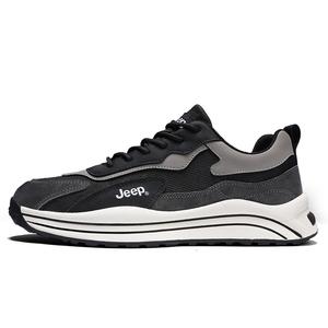 Низкие повседневные туфли мужские Jeep, Black