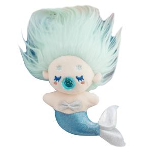 Причудливая русалка хлопковая кукла, милые DIY куклы для укладки волос плюшевая кукла Handsome, синий/красный