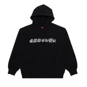 Толстовка Supreme Blackletter Hooded Sweatshirt, Black