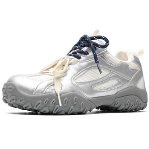 Повседневные туфли женские низкие, серебристые ORD, Silver