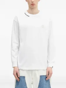 Футболка с длинными рукавами Aape By *A Bathing Ape, белый