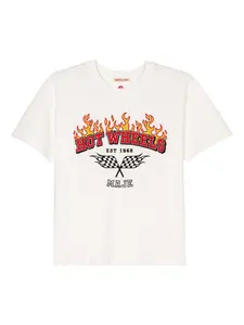 Футболка с принтом Maje, белый